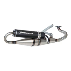 POT SCOOT TECNIGAS NEXT R VERNI POUR MBK 50 NITRO/YAMAHA 50 AEROX (SILENCIEUX ALU NOIR)
