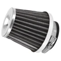 FILTRE A AIR CONIQUE GRIS FIXATION DROITE DIAM 35/45 mm -SELECTION P2R