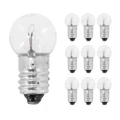 AMPOULE/LAMPE STANDARD 6V 1,8W CULOT E-10 GRAISSEUR BLANC A VISSER (FEU DE POSITION) (BOITE DE 10) -P2R