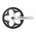 PEDALIER CITY STRONGLIGHT 8V. IMPACT R ARGENT 170mm 46dts AVEC CARTER POUR TRANSMISSION SANS TENDEUR DE CHAINE POUR MOYEUX VITESSES INTEGREES (AXE CARRE 127mm)