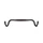 HANDLEBAR- FOR ROAD/GRAVEL BIKE - ERGOTEC BLACK ALUMINIUM Ø31.8mm Wd 480/620 mm (APPROVED LEVEL 5)