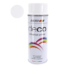 APPRET PEINTURE MOTIP PRIMER DECO UNIVERSEL GLYCERO BLANC (AEROSOL/BOMBE 400 ml) (01611)