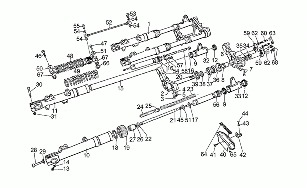 Suspension avant - arriere