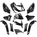 FAIRINGS/BODY PARTS FOR MAXISCOOTER YAMAHA 500 TMAX 2001>2007 GLOSS BLACK -GENUINE STYLE- (KIT 12 PARTS)