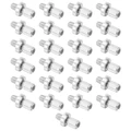 SLOTTED BRAKE CABLE ADJUSTER- M 7 L10mm ALUMINIUM (25 IN A BAG)