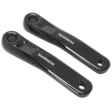 MANIVELLE DROITE + GAUCHE VAE / E-BIKE SHIMANO FC-E5010 170mm NOIR JIS POUR MOTEUR SHIMANO E5000 (PAIRE) (MONTAGE ATELIER)
