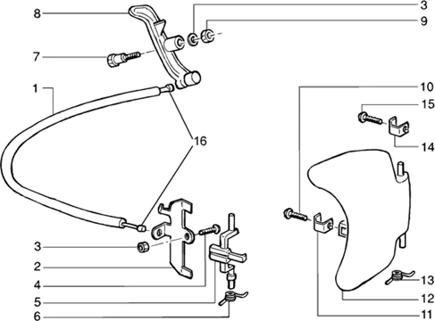 Portillon essence-blocage de direction