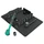 CLIQUET WERA 8100 SB ZYKLOP COMFORT 3/8 METRIQUE AVEC DOUILLES ET RALLONGE NOIR/VERT (SET 16 PIECES) -MARQUE ALLEMANDE POUR LES ATELIERS