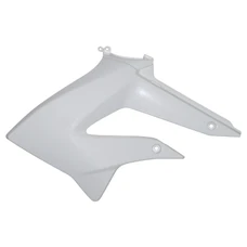 CARENAGE/CACHE RESERVOIR 50 A BOITE ADAPTABLE DERBI 50 SENDA DRD 2011> BLANC BRILLANT GAUCHE -P2R
