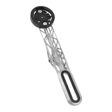 SUPPORT GPS / COMPTEUR 3D TITANE FIXATION POUR CINTRE UNIVERSAL COMPATIBLE GARMIN 1050 19.9 g (LIVRE AVEC SUPPORT GARMIN, BRYTON, WAHOO) -NEWTON