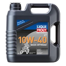 HUILE MOTEUR 4 TEMPS LIQUI MOLY MOTO BASIC OFFROAD 4T 10W40 (4 L) MINERALE