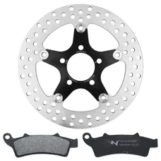 DISQUE ET PLAQUETTE DE FREIN ADAPTABLE KYMCO 125 X-TOWN CITY 2020>2021, 300 K-XCT 2012>2017, 350 DOWNTOWN 2015>2022 AV (PACK FREINAGE/ENSEMBLE DISQUE FLOTTANT, PLAQUETTE) -NEWFREN
