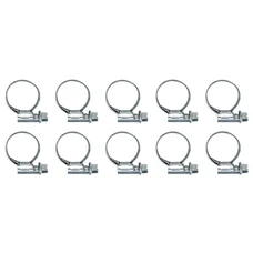 COLLIER DE SERRAGE METAL A CREMAILLERE 12 A 20mm (SACHET DE 10 PIECES) LARGEUR 9mm -SELECTION P2R
