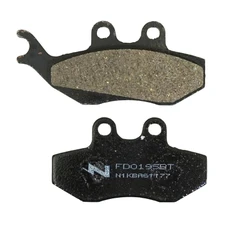 PLAQUETTE DE FREIN NEWFREN POUR APRILIA 50 RS 2000>2005 AV / BETA 50 RR ENDURO 2005>2017 AV / DERBI 50 SENDA DRD RACING 2005> AV / YAMAHA 50 DT X SM 2004>2011 AV  (FD0195BT)  (TOURING ORGANIQUE)