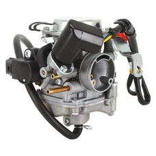 CARBURATEUR SCOOT DELLORTO POUR SYM 50 SYMPHONY S, ST, SR, CARGO/PEUGEOT 50 TWEET, RS EVO (16 POUCES, EURO4) (MODELE 18 G TK SVB)