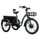 TRICYCLE ELECTRIQUE/VAE CITY LEADER FOX 24" CURTIS X 2025 MIXTE VERT BOUTEILLE BRILLANT 8V SHIMANO NEXUS MOTEUR ROUE AV BAFANG 36V 45Nm BATTERIE 16,7Ah (LARGEUR HORS TOUT 75cm, DEBATTEMENT 50mm)