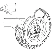 Roue arrière