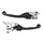 LEVIER DE FREIN/EMBRAYAGE MOTO OFF ROAD RETRACTABLE/PIVOT INCASSABLE KTM 125-150 SX 2014>2015, 125, 200 EXC 2014>2015 / HUSQVARNA 250-350-450 FC 2019>, 125-250 TC 2019> NOIR (PAIRE)  -POLISPORT-