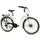 VELO MUSCULAIRE CITY BIKE 26 LEADER FOX DOMESTA 2025 FEMME BLANC 7V CADRE ALU 19 POUCES (TAILLE ADULTE 175 à 183 cm)