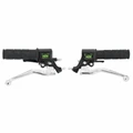 POIGNEE DE GAZ/FREIN CYCLO ADAPTABLE MBK 41, 51, 88 LEVIER DE FREIN CHROME (PAIRE) -SELECTION P2R