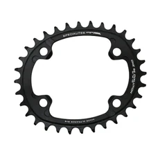 CHAINRING FOR MTB - 4 Arms- SINGLE 32T.TA ONEØ 96 OVALUTION ALUMINIUM MATT BLACK- FOR SHIMANO SLX7000/ XT8000/ XTR9000 10/11/12SPEED.Except for Shimano chain 12 speed