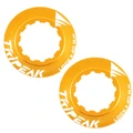 ECROU DE BLOCAGE TRIPEAK POUR DISQUE CENTER LOCK ALUMINIUM ULTRA LEGER 7g OR (VENDU A LA PAIRE)