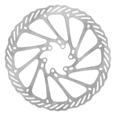 DISQUE DE FREIN ROUTE / VTT 6 TROUS CLARKS 180mm ARGENT (MONTAGE ATELIER)