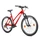 VELO MUSCULAIRE VTT 26 LEADER FOX MXC ROUGE 8V CADRE 16 POUCES (TAILLE JUNIOR FILLE 148 à 156 cm)