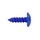 VIS PARKER TETE RONDE 4,0 x 12 mm ALU BLEU (SACHET DE 10 PIECES) -SELECTION P2R