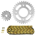 CHAIN AND SPROCKET KIT FOR HONDA 125 MSX 2013>2017, MSX ABS 2017>2020 420 15x34 (REAR SPROCKET Ø 58/90/8.5) (OEM SPECIFICATIONS) -AFAM