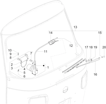 Essuie-glaces avant et arriere