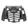 CARENAGE/GRILLE DE RADIATEUR AV SCOOT ADAPTABLE MBK 50 NITRO 1997>2012 / YAMAHA 50 AEROX 1997>2012 NOIR -SELECTION P2R