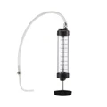 SERINGUE HUILE/PETROLE/GAZOLE/FUEL PRESSOL TRANSPARENT GRADUE 500 ml AVEC FLEXIBLE ET BEC COUDE (VENDU A L'UNITE)