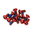 DISC BRAKE SCREW FOR E-SCOOTER  Ø4,6 mm Red ( sold per 12)  -SELECTION P2R-