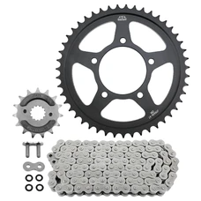 KIT CHAINE ADAPTABLE SUZUKI 600 GSF BANDIT 1995>1999, GSF S BANDIT 1996>1999 530 15x47 (DIAM COURONNE 87/110/10.5) (DEMULTIPLICATION ORIGINE) -JT SPROCKETS