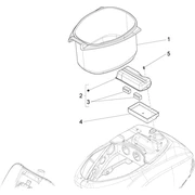 Logement casque - Dessous de selle