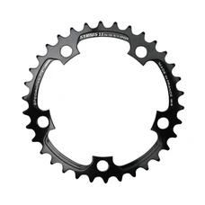 CHAINRING FOR ROAD BIKE- 5 Arms- 30T.Ø 74 TRIPLE -INNER- ALUMINIUM BLACK- 7075 TA ZELITO TYPE SHIMANO 9/10Speed.