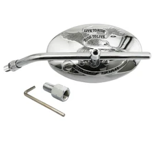 RETROVISEUR MOTO VICMA CUSTOM REVERSIBLE M10/125 METAL CHROME **