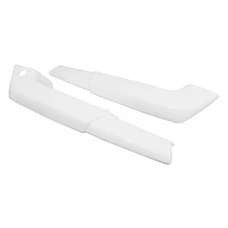 SIDE COVER (ENGINE) FOR MOPED PEUGEOT 103 MVL WHITE + PEUGEOT BRAND LOGO (PAIR)  -SELECTION P2R-
