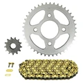 KIT CHAINE ADAPTABLE MASH 125 CAFE RACER 2014>2016 428 13x42 (DIAM COURONNE 58/90/10.5) (DEMULTIPLICATION ORIGINE) -AFAM