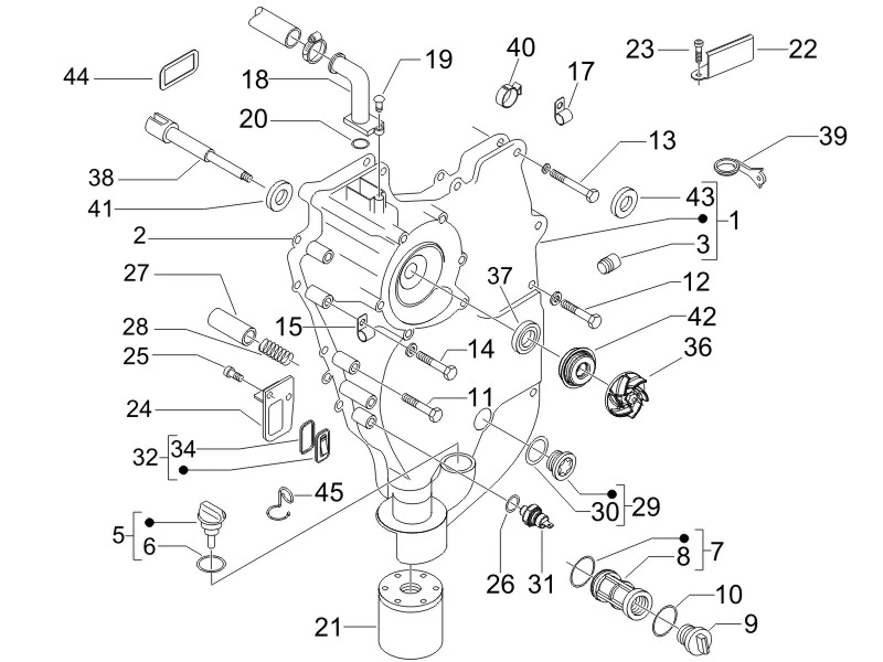 Couvercle volant magnetique - Filtre à huile 