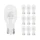 AMPOULE/LAMPE STANDARD 12V 16W CULOT W2,1x9,5d NORME W16W T15 WEDGE (FEU DE POSITION-CLIGNOTANTS) (BOITE DE 10)  -FLOSSER-