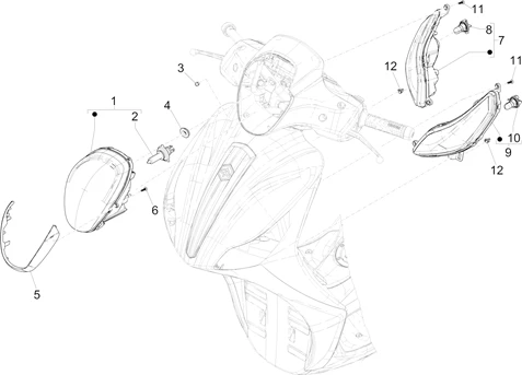 Eclairages avant - Clignotants