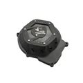 CARTER ALLUMAGE 50 A BOITE KRM PRO RIDE POUR MINARELLI 50 AM6/BETA 50 RR/RIEJU 50 MRT/SHERCO 50 SM-R, SE-R NOIR (PARTIE ALU REVERSIBLE)