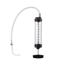 SERINGUE HUILE/PETROLE/GAZOLE/FUEL PRESSOL TRANSPARENT GRADUE 500 ml AVEC FLEXIBLE ET BEC COUDE (VENDU A L'UNITE)