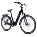 VELO ELECTRIQUE/VAE VTC 29 LEADER FOX TERTIUM 2025 FEMME NOIR BRILLANT 8V SHIMANO NEXUS MOTEUR CENTRAL BAFANG M420 36V 80Nm BATTERIE 17,5Ah (16,5'' - H43cm - TAILLE S - POUR ADULTE DE 158cm à 168cm)