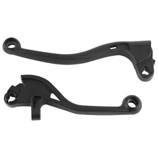 LEVIER DE FREIN/EMBRAYAGE MOTO OFF ROAD INCASSABLE APT YAMAHA 125-250 YZ 2009>, 125 YZ X 2020>, 450 YZ F 2009>, 450 YZ FX 2015> NOIR (PAIRE)  -POLISPORT-