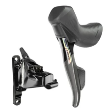 FREIN A DISQUE ROUTE HYDRAULIQUE SRAM 2 x 12V. FORCE E-TAP AXS GAUCHE (LEVIER/MANETTE AVEC ETRIER +DURITE ASSEMBLE 1000mm)
