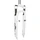 FORK- FOR MTB 27.5 " ZOOM COIL WHITE-ADJUSTABLE/LOCKOUT-TRAVEL  60MM - THREADLESS STEERER (285mm)Ø 1''1/8-28,6 OUTER COMPATIBLE V-BRAKE/DISC