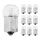 AMPOULE/LAMPE STANDARD 12V 10W CULOT BA15s NORME R10W GRAISSEUR BLANC (FEU DE POSITION) (BOITE DE 10) -P2R